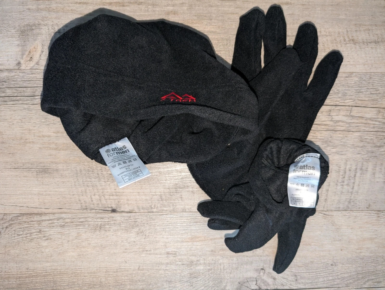 Conjunto de luvas polares + gorro polar, tamanho M, unisexo, (NOVO) – photo 3